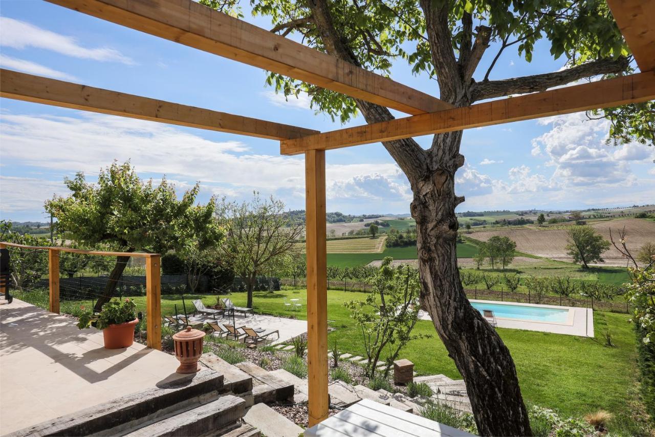 Nº18 A Private Country Hideaway In Monferrato Villa Alfiano Natta Eksteriør bilde